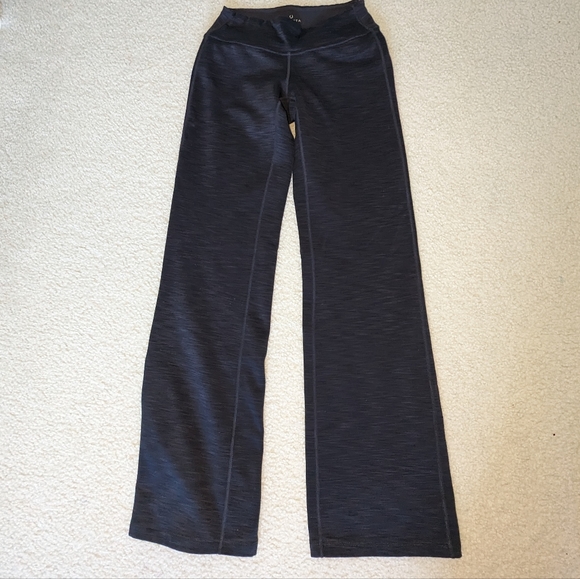 Athleta Dark Gray Fleece Leggings Size XXS - Picture 2 of 5
